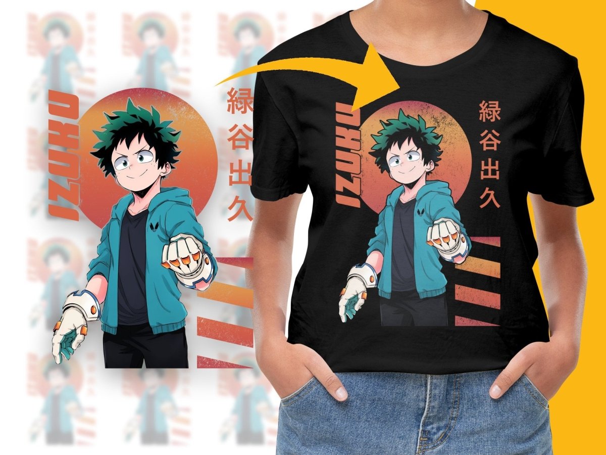 My Hero Academia Izuku Midoriya PNG Digital Download - Teepew