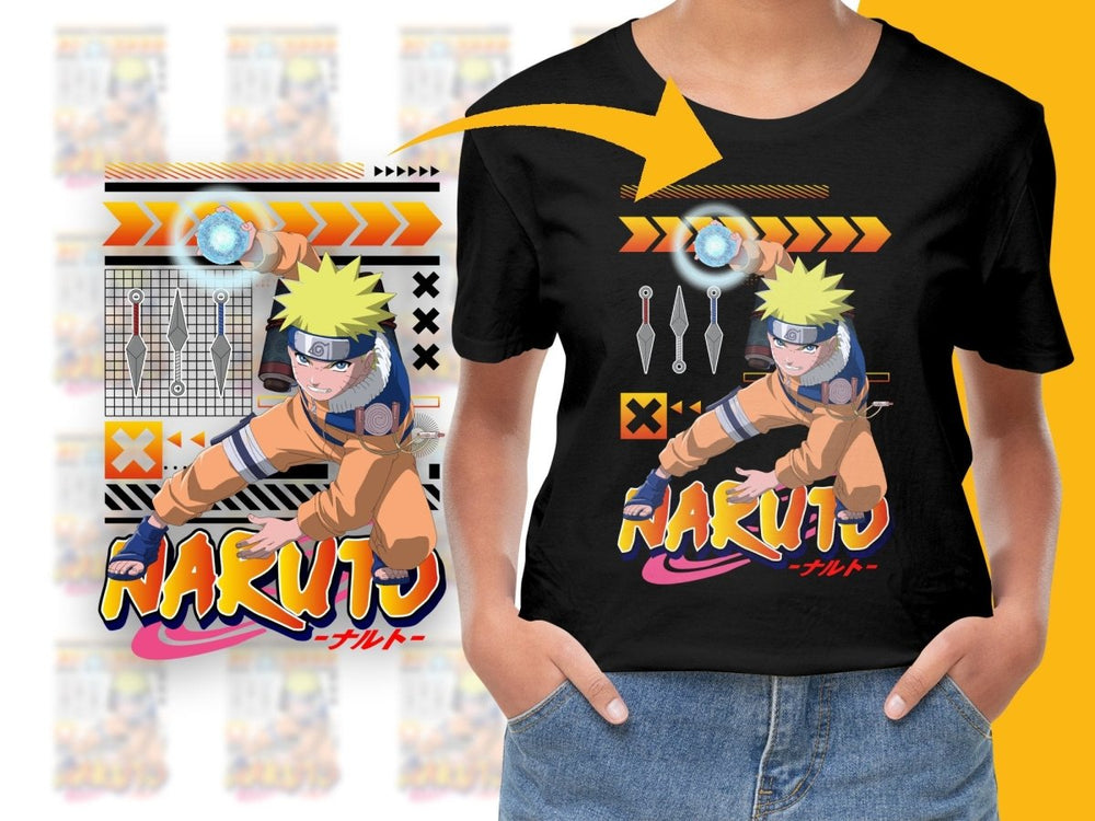 Naruto Dynamic Action Pose Graphic PNG File - Teepew