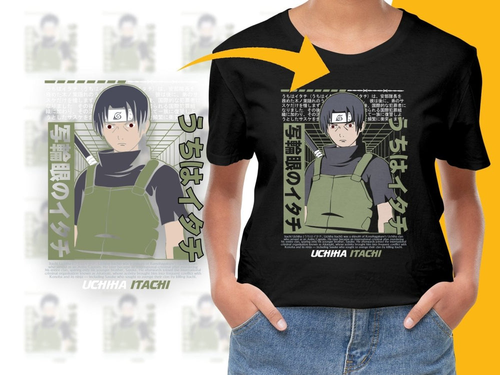 Naruto Uchiha Itachi Anime Character Graphic PNG File - Teepew