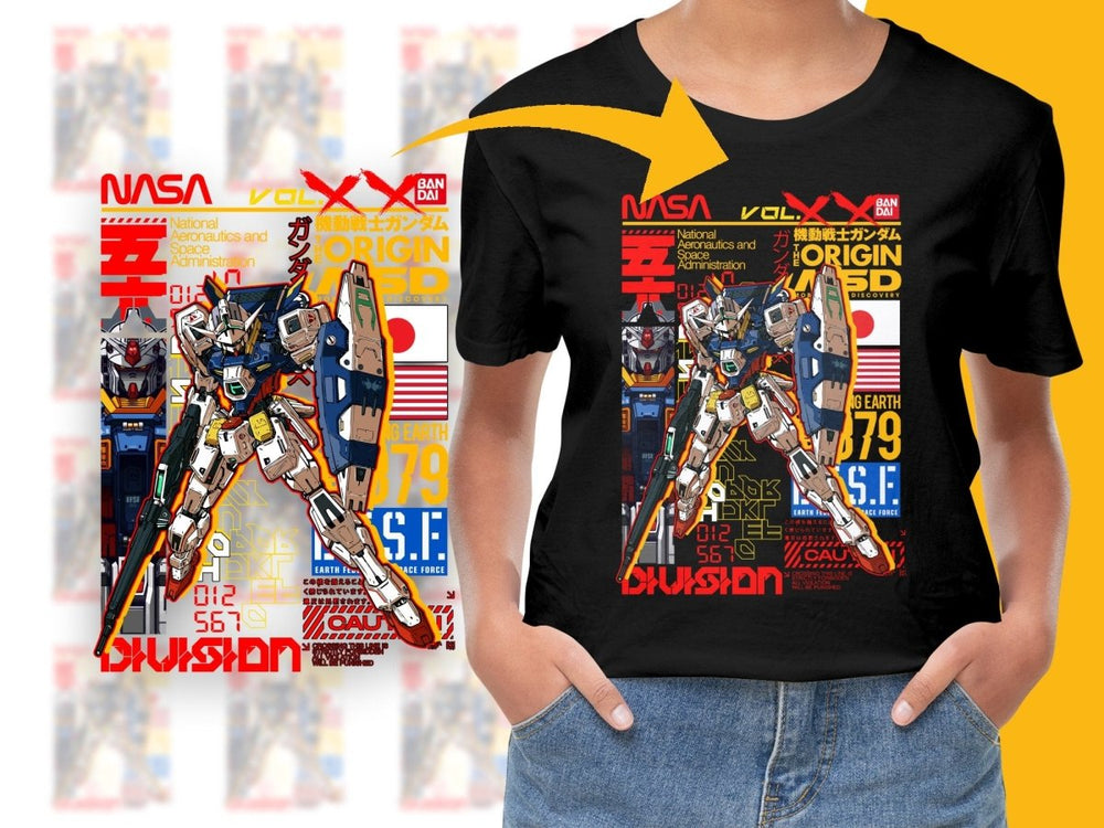 NASA Gundam The Origin MSD Discovery PNG File - Teepew