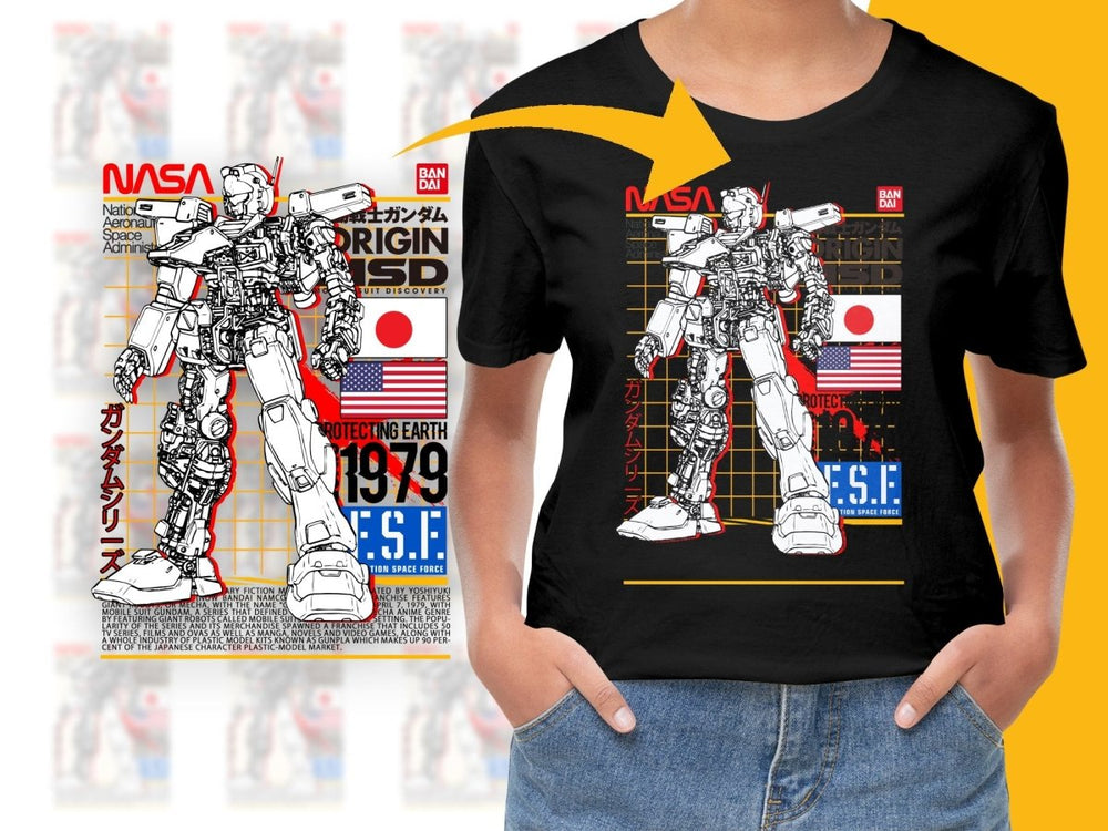 NASA Japanese Mobile Suit Gundam Origin MSD PNG File - Teepew