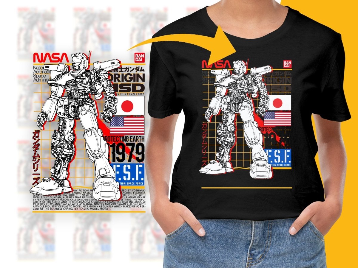 NASA Japanese Mobile Suit Gundam Origin MSD PNG File - Teepew