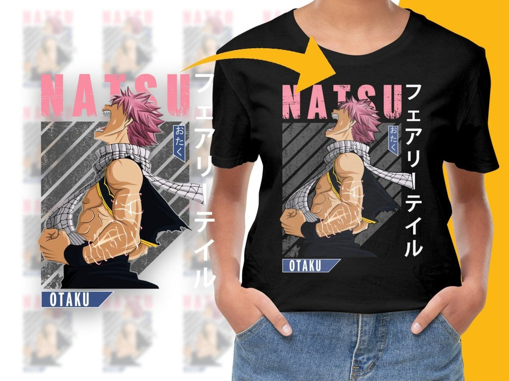 Natsu Anime Character PNG File Digital - Teepew