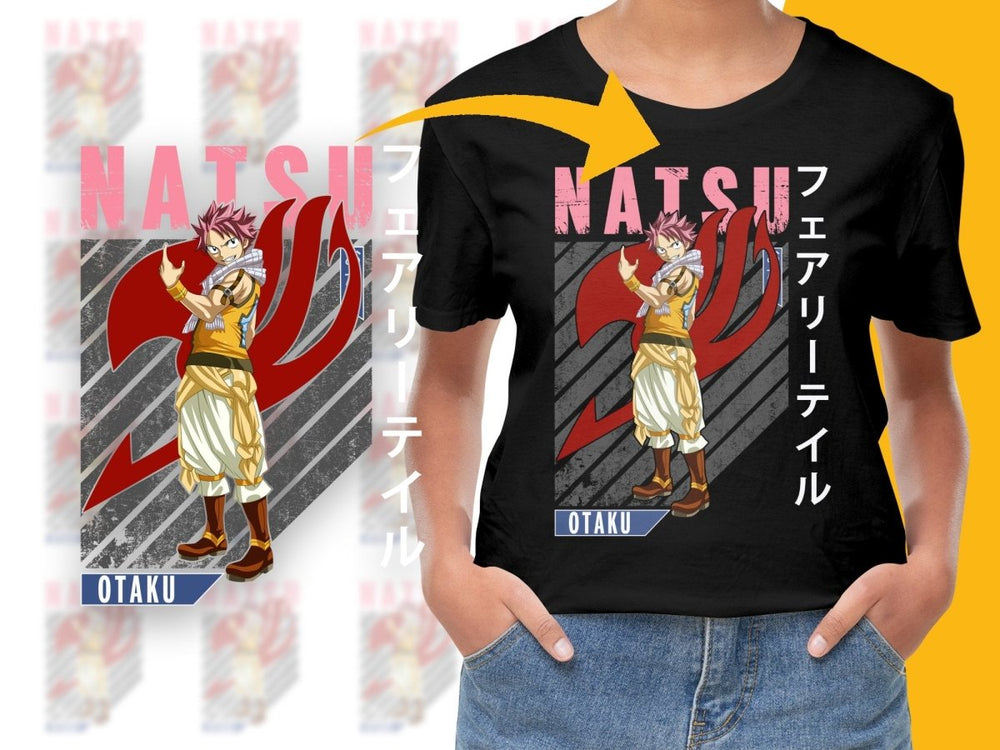 Natsu Digital Download Anime Character PNG Art - Teepew