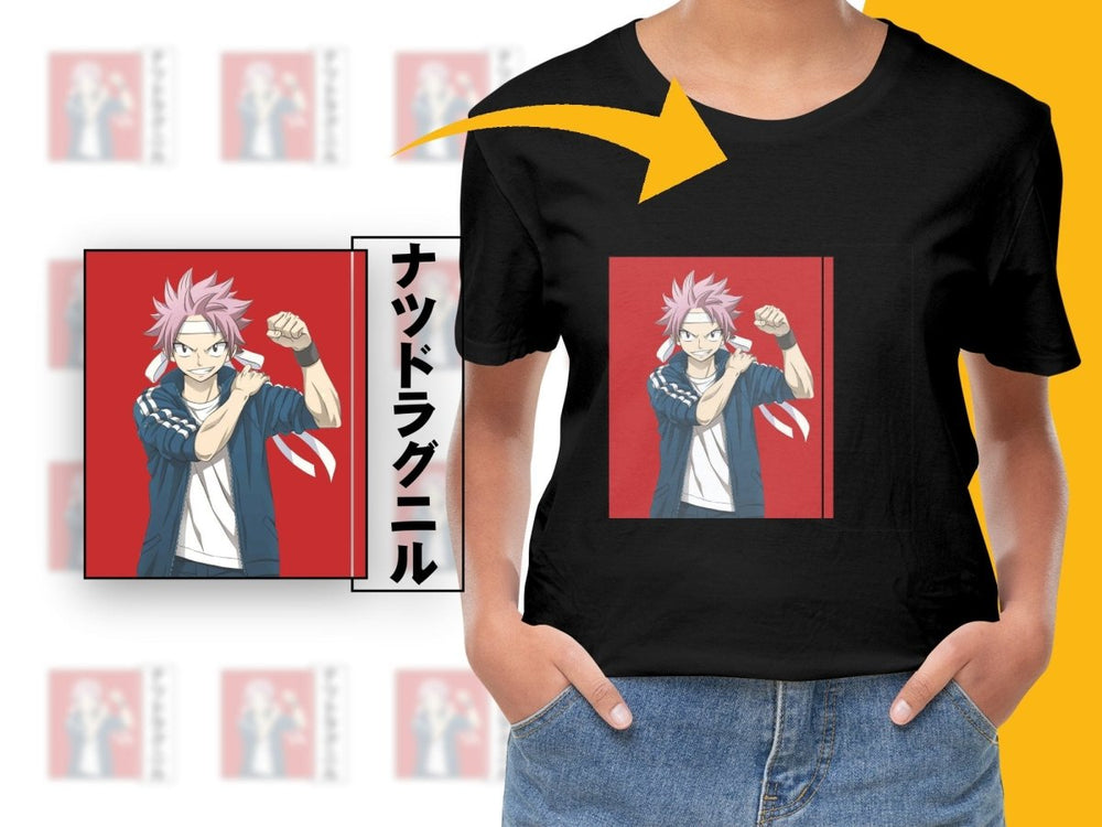 Natsu Dragneel Anime Character PNG Digital Download - Teepew