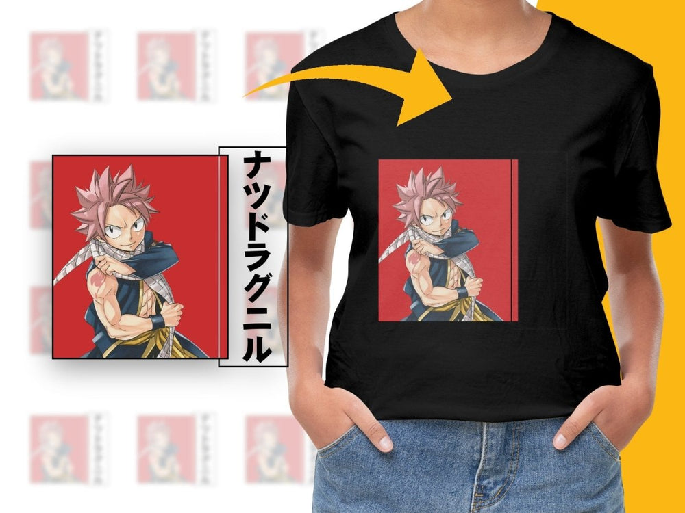 Natsu Dragneel Anime Character PNG Digital Download - Teepew