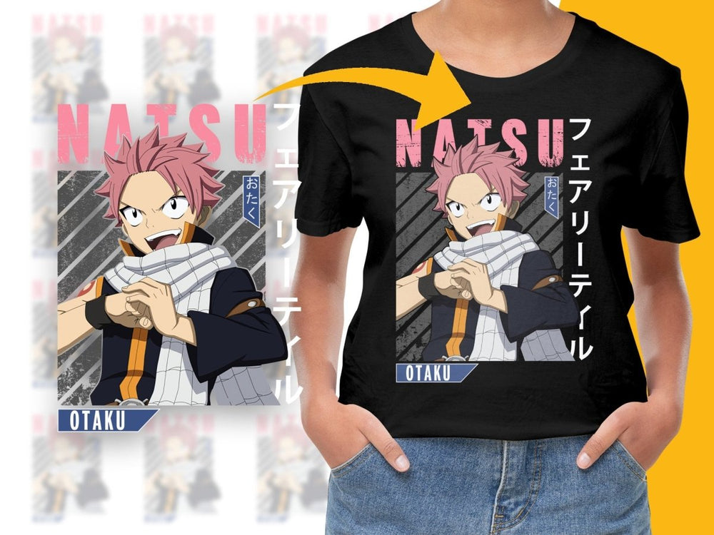 Natsu Otaku Character PNG File Digital - Teepew
