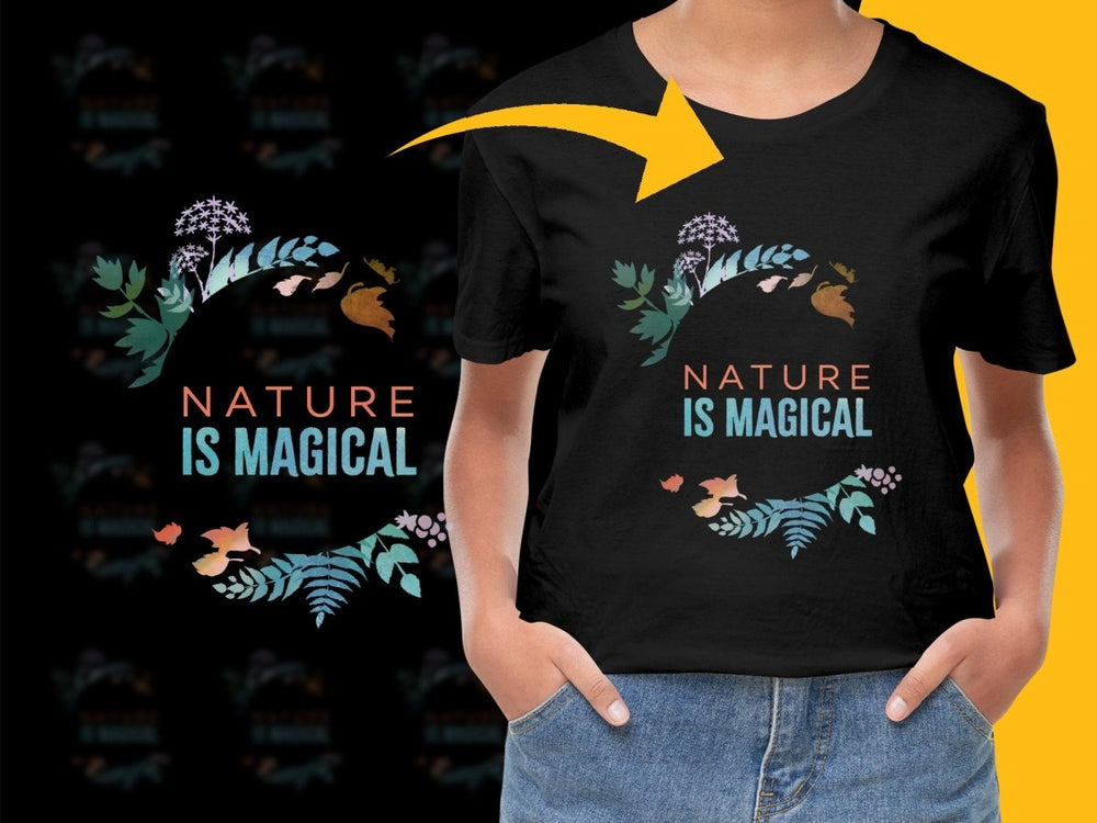 Nature Is Magical Christmas Graphic PNG File - Teepew