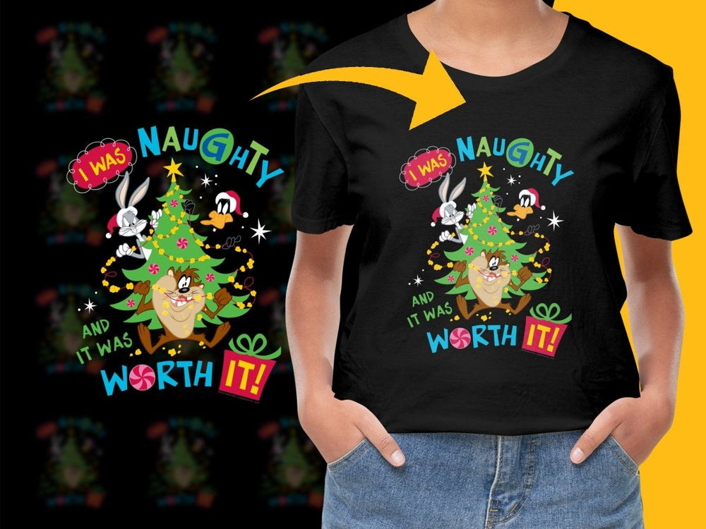 Naughty and Worth It Christmas PNG File - Teepew