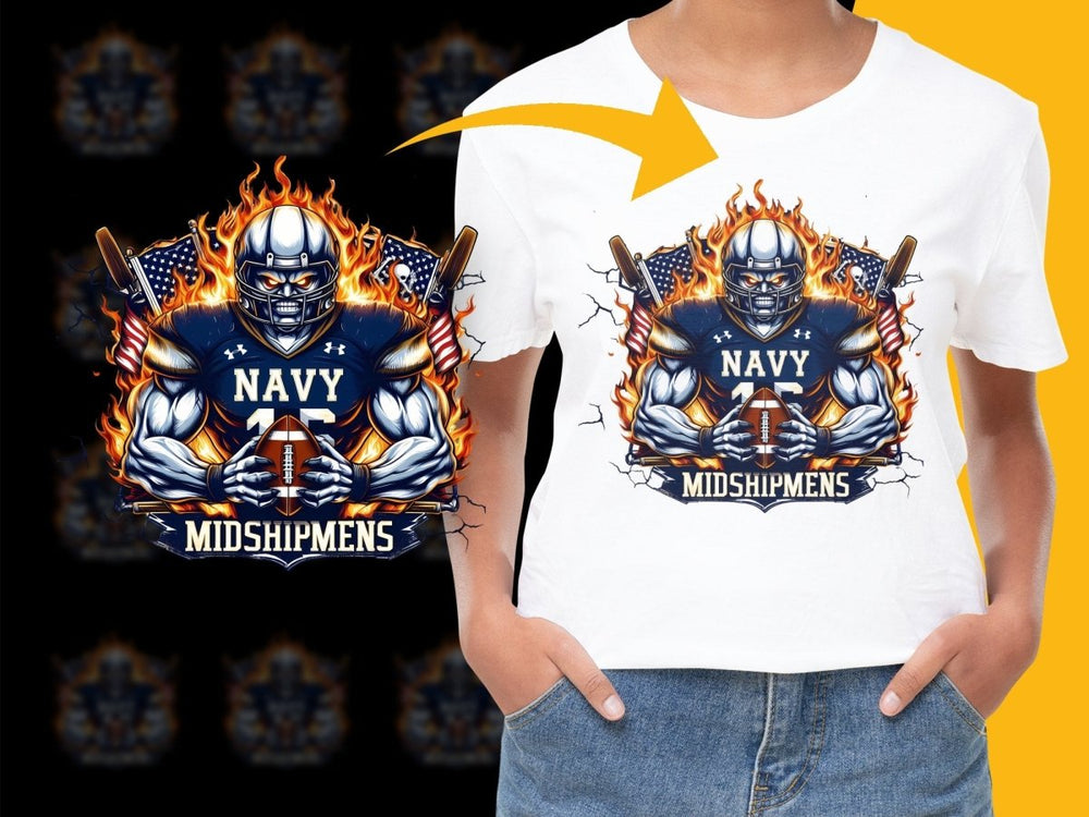 Navy Midshipmen Football PNG Fileproduct - Teepew