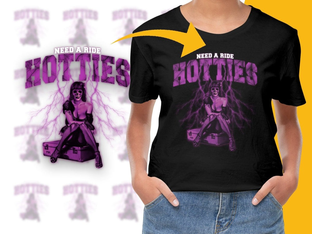 Need A Ride Hotties Electrifying Graphic PNG File - Teepew