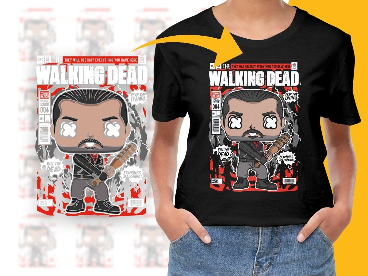 Negan Walking Dead Popculture PNG File - Teepew