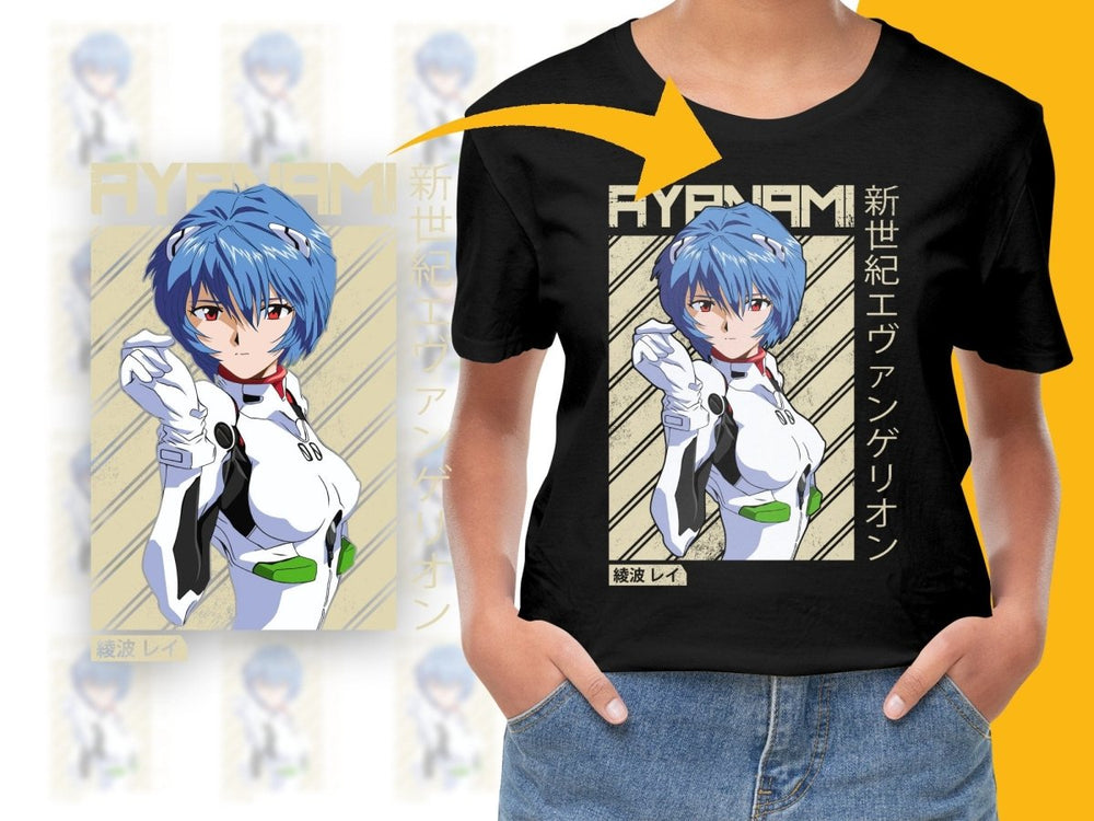 Neon Genesis Evangelion Ayanami Rei Anime PNG Digital - Teepew