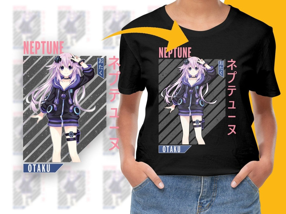 Neptune Anime Character PNG File Digital - Teepew