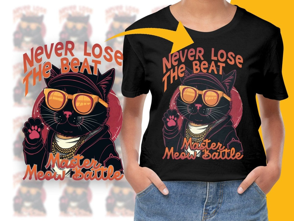 Never Lose The Beat Master Meow Battle PNG File - Teepew