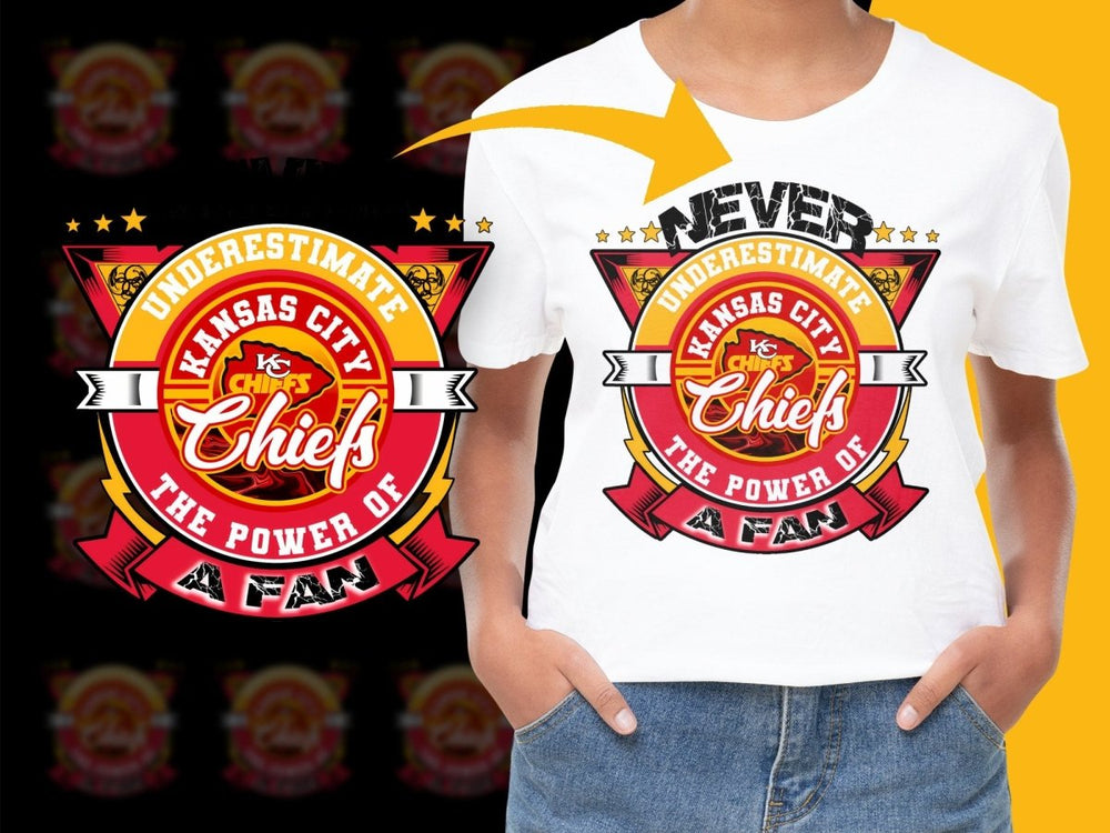 Never Underestimate Kansas City Chiefs Power PNG File - Teepew