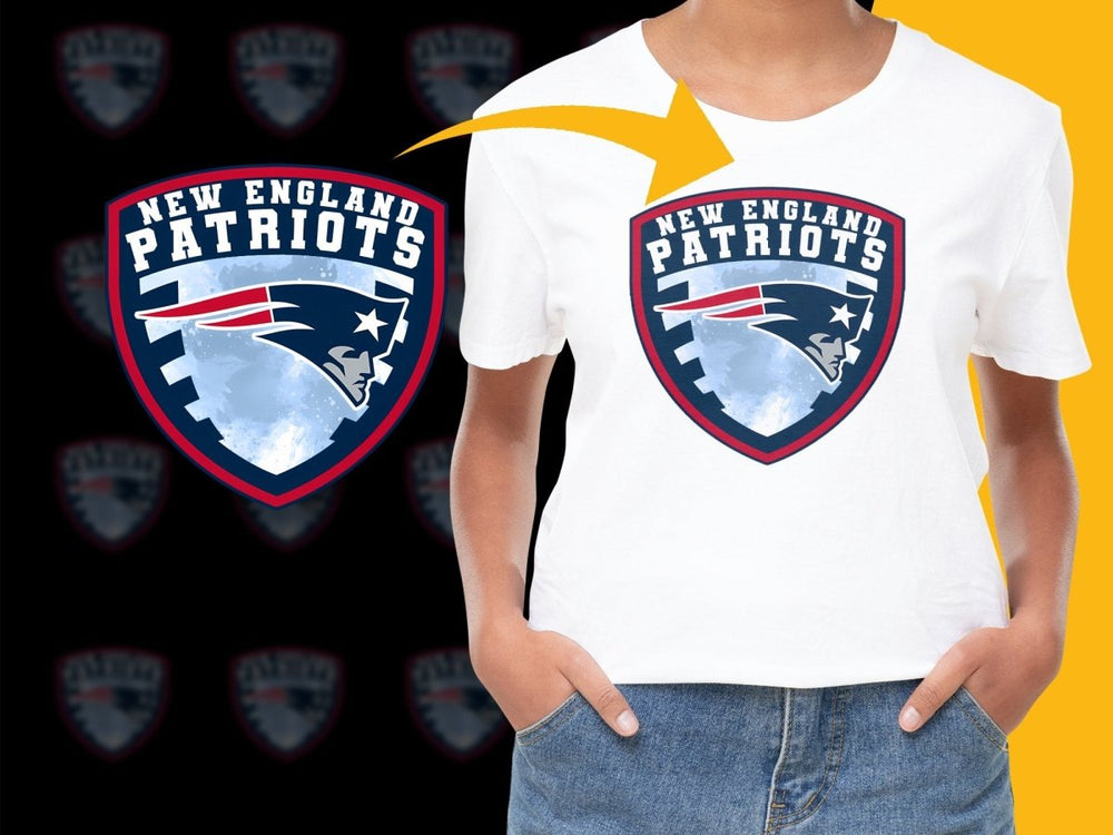 New England Patriots Logo Men's Graphic PNG File - Teepew