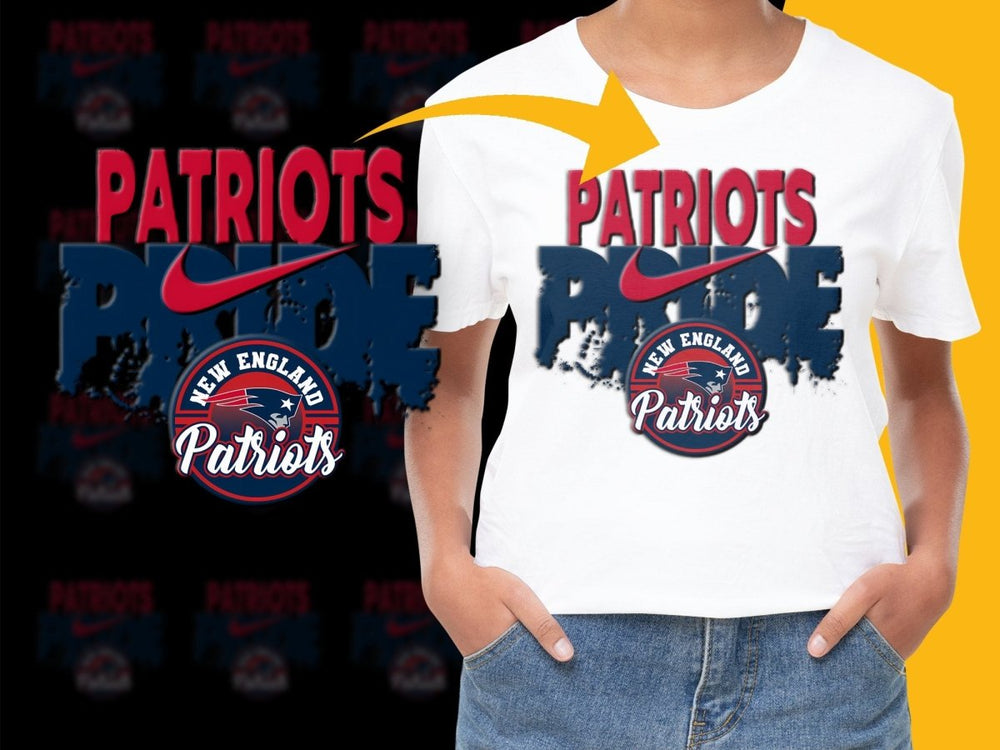 New England Patriots Pride Stylish Graphic PNG File - Teepew
