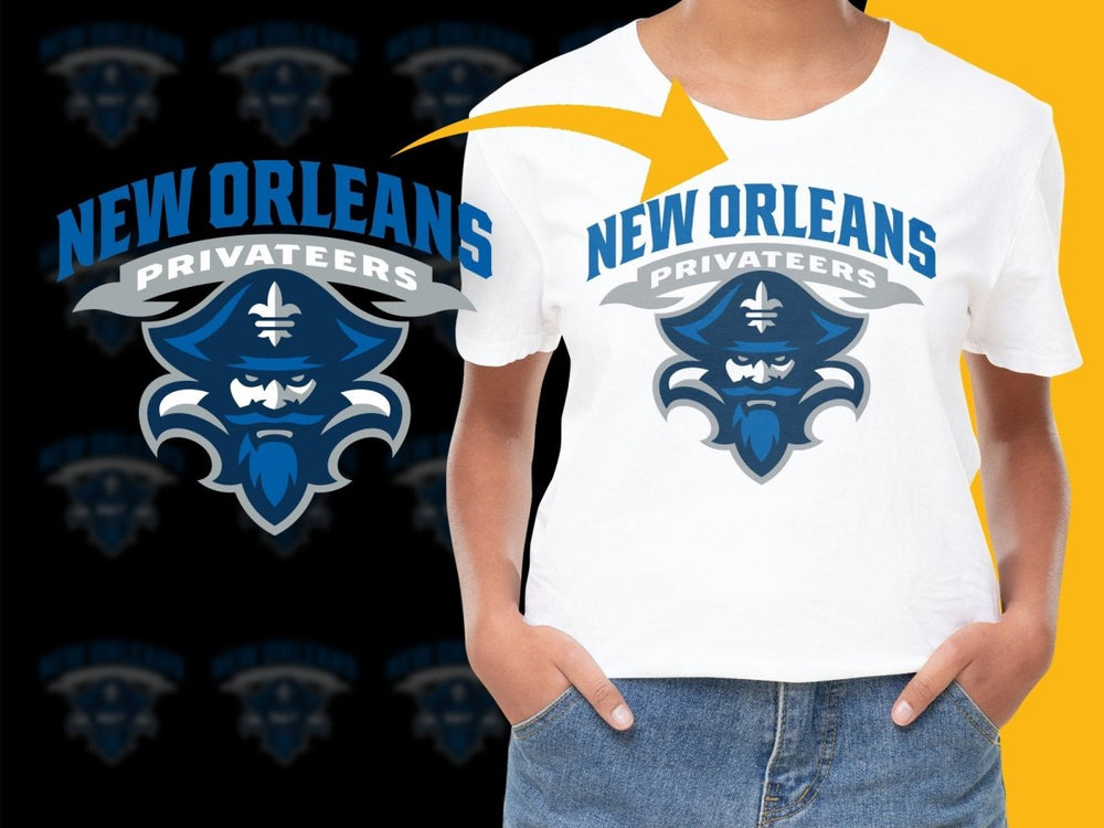 New Orleans Privateers College Football PNG File - Teepew