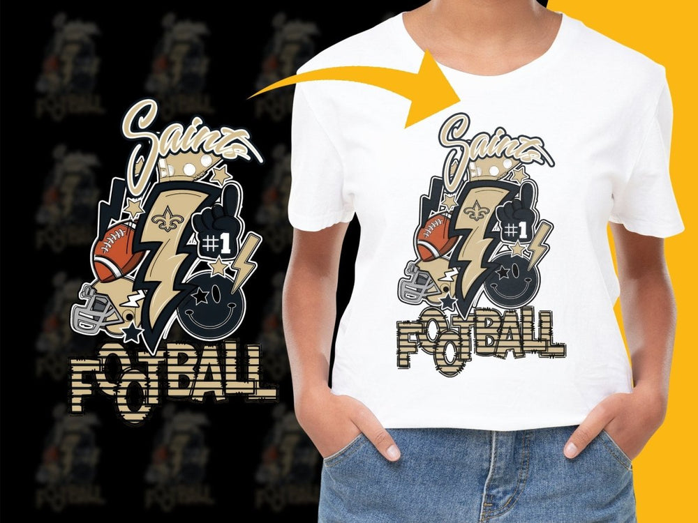 New Orleans Saints Football Team Graphic PNG File - Teepew