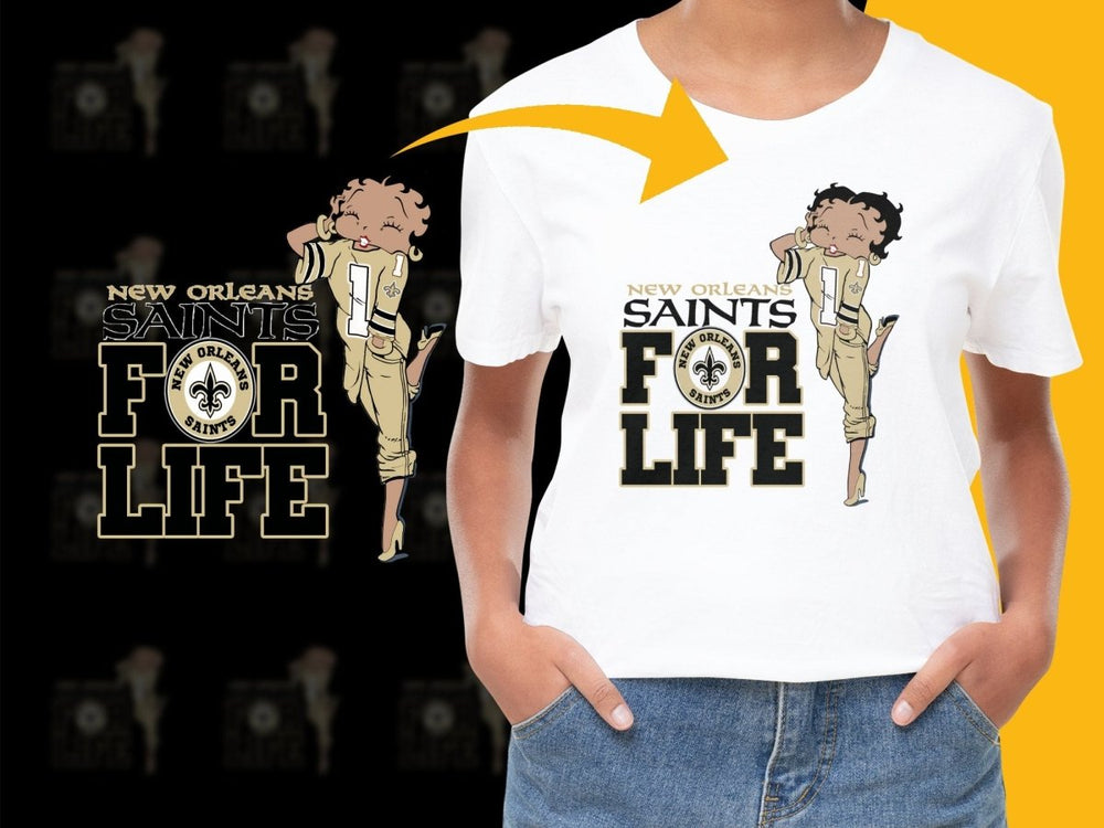 New Orleans Saints For Life Graphic PNG File - Teepew