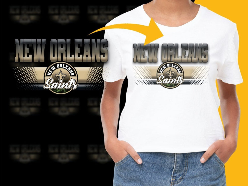 New Orleans Saints Graphic Print PNG File - Teepew