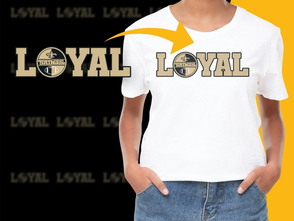 New Orleans Saints Loyal Football Fan PNG File - Teepew