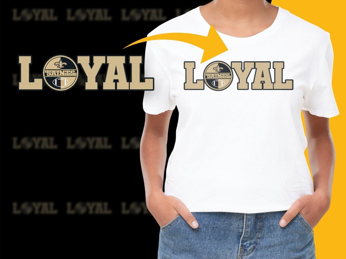 New Orleans Saints Loyal Football Fan PNG File - Teepew