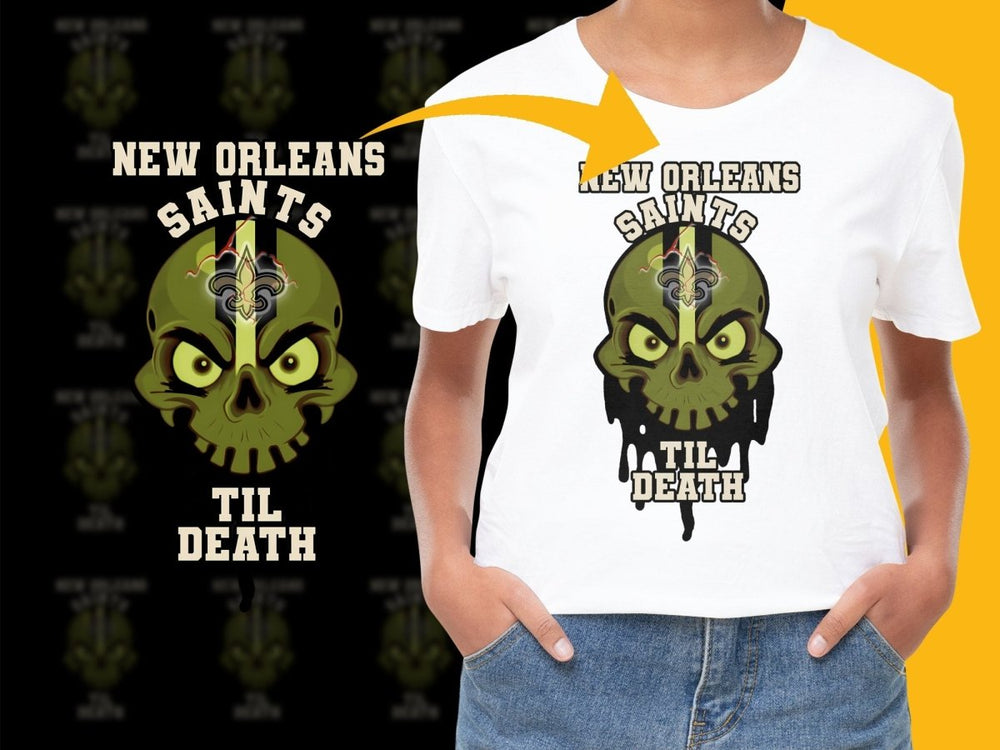 New Orleans Saints Til Death Graphic PNG File - Teepew
