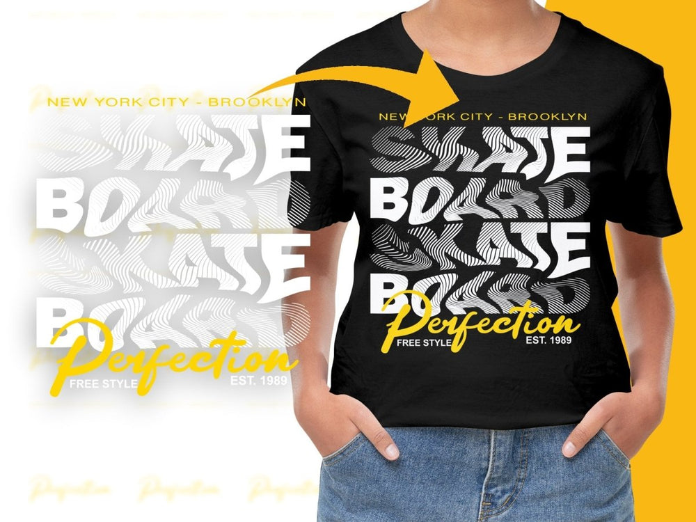New York City Brooklyn Skateboard Boss Perfection PNG File - Teepew