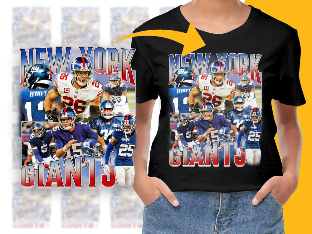 New York Giants Football Fans Bootleg PNG File - Teepew