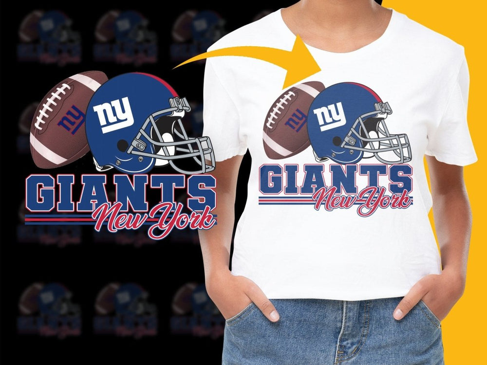 New York Giants Football Team Graphic PNG File - Teepew