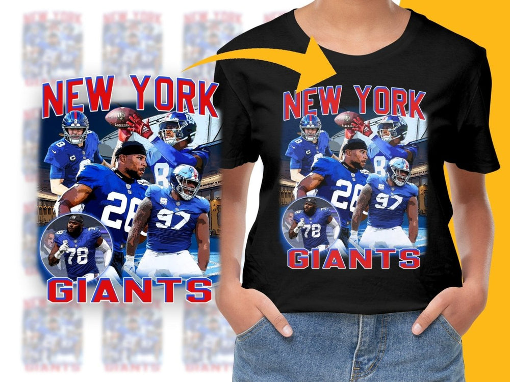 New York Giants Football Team Graphic PNG File - Teepew