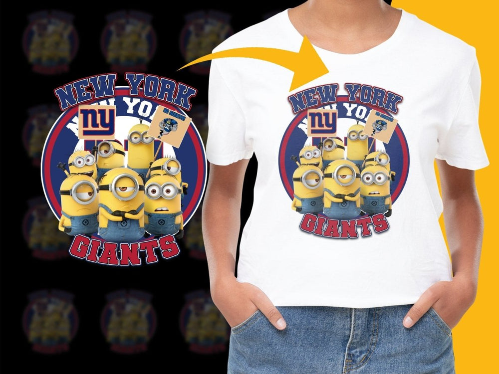 New York Giants Minions Graphic Print PNG File - Teepew