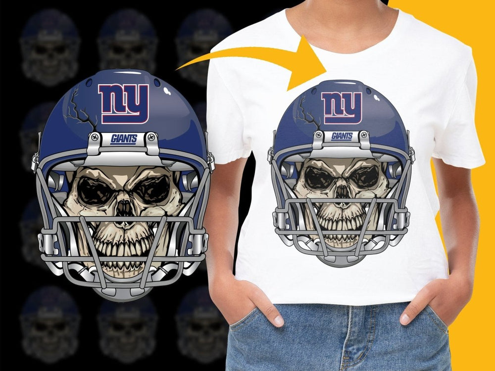 New York Giants Skull Helmet Graphic PNG File - Teepew