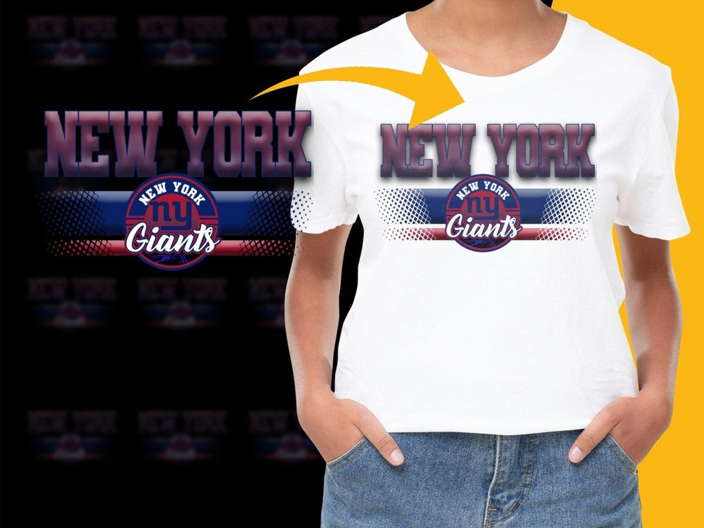 New York Giants Themed Graphic Print PNG File - Teepew