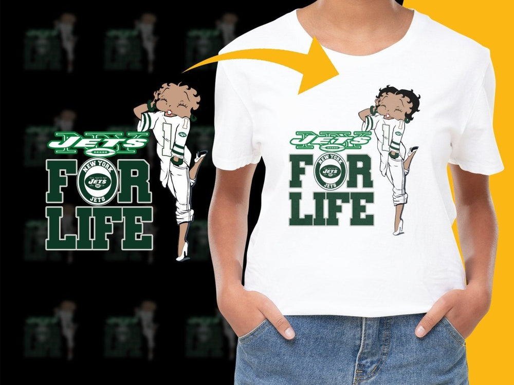 New York Jets For Life Graphic Design PNG File - Teepew