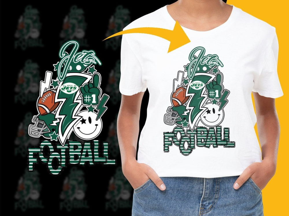 New York Jets NFL Football Graphic Design PNG File - Teepew