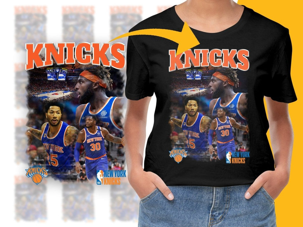 New York Knicks NBA Basketball Theme Bootleg PNG File - Teepew