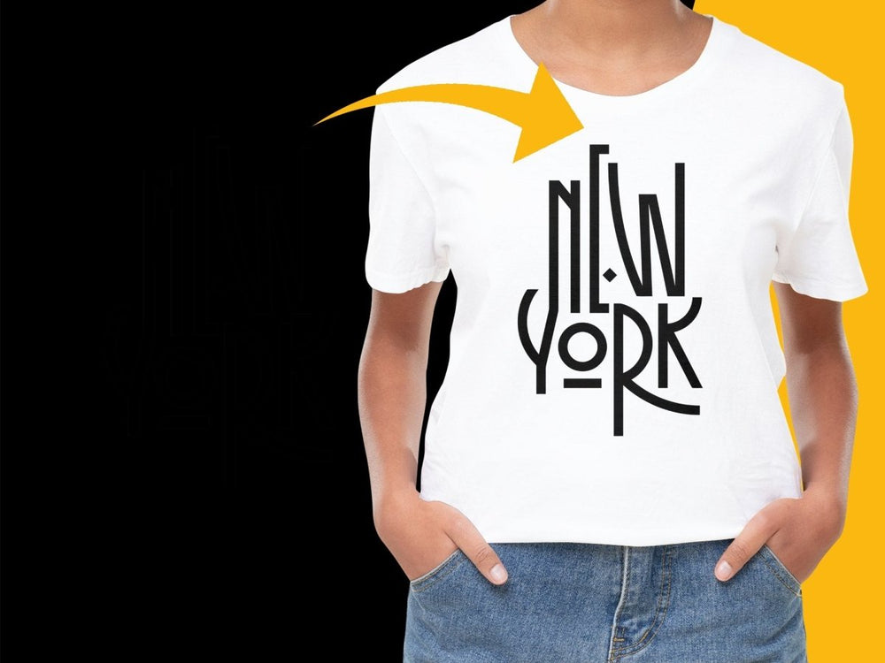 New York Retro Logo Design Graphic Casual PNG File - Teepew