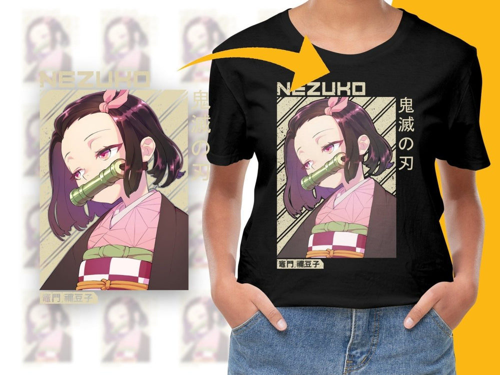 Nezuko Digital Download 300 DPI PNG Anime Character Art - Teepew