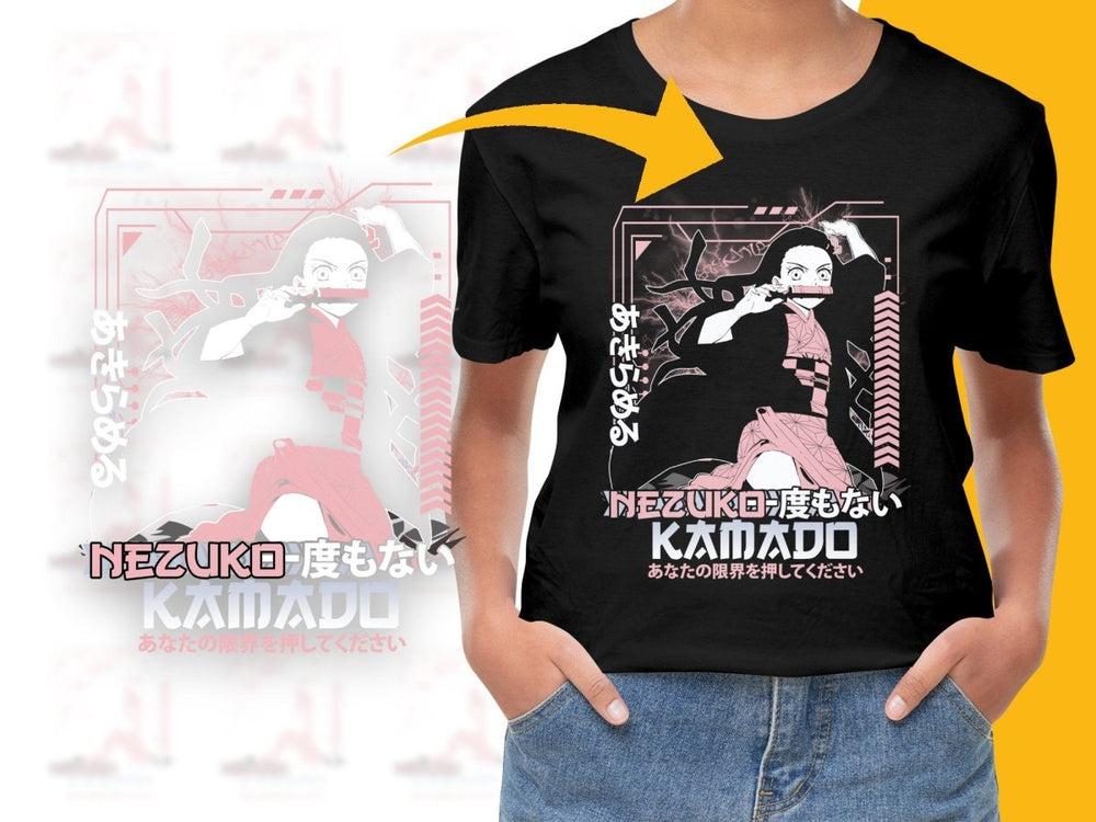 Nezuko Kamado Anime Character Graphic PNG File - Teepew