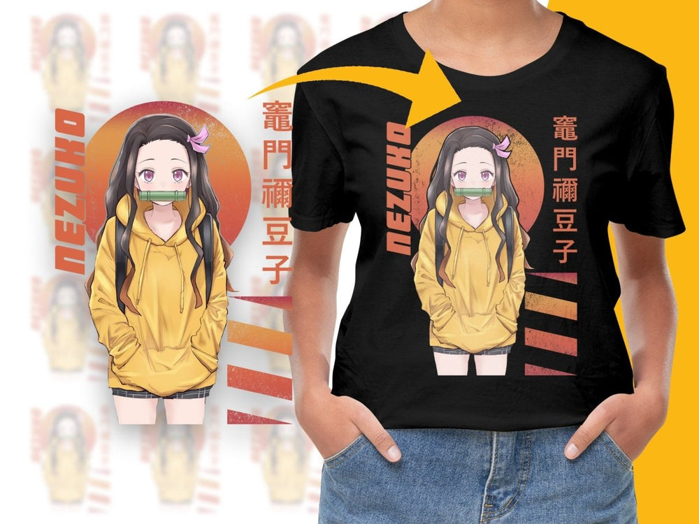 Nezuko Kamado Anime Character PNG Digital Download - Teepew