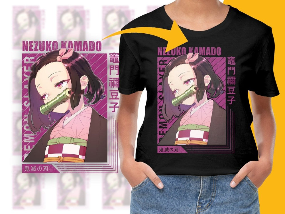 Nezuko Kamado Demon Slayer Anime PNG File - Teepew