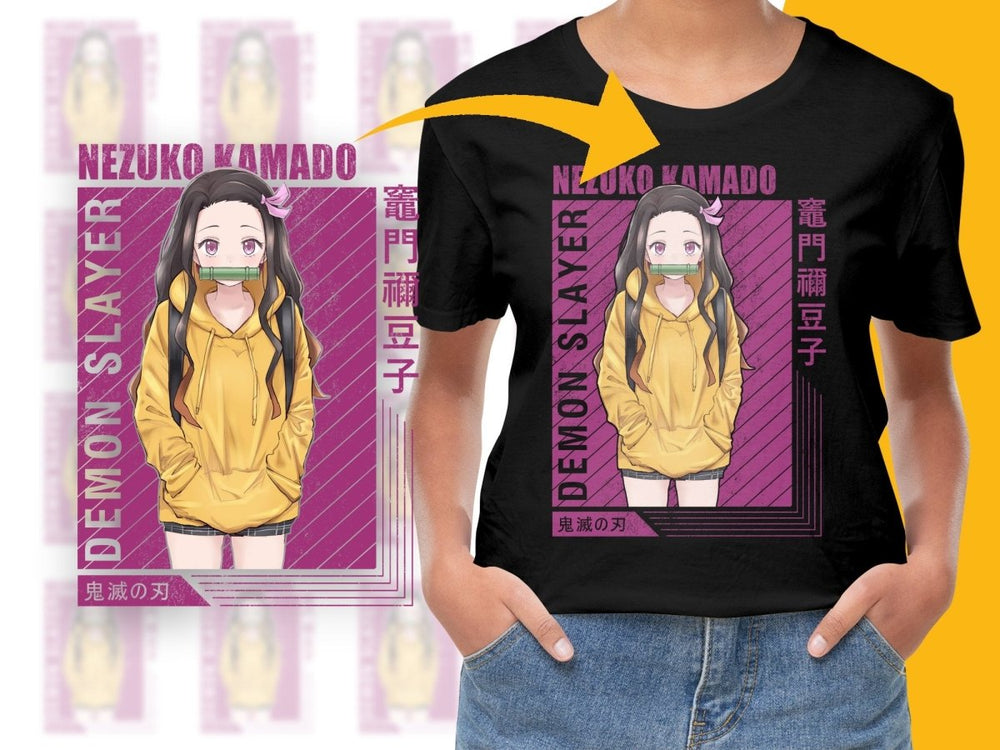 Nezuko Kamado Demon Slayer PNG File - Teepew