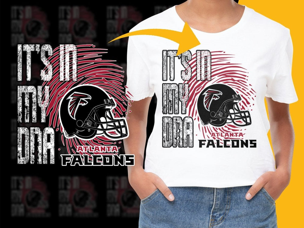 NFL Atlanta Falcons It's In My DNA Graphic PNG File - Teepew