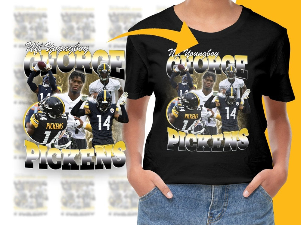 Nfl Youngboy George Pickens Graphic Design PNG File - Teepew