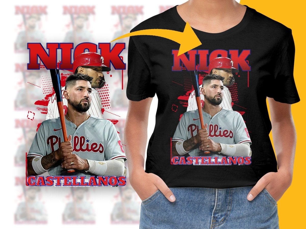 Nick Castellanos MLB Baseball Bootleg PNG File - Teepew