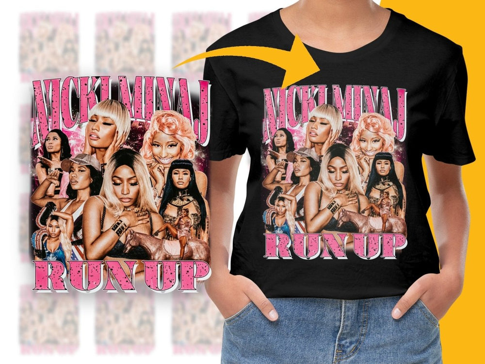 Nicki Minaj Run Up Bootleg Graphic PNG File - Teepew
