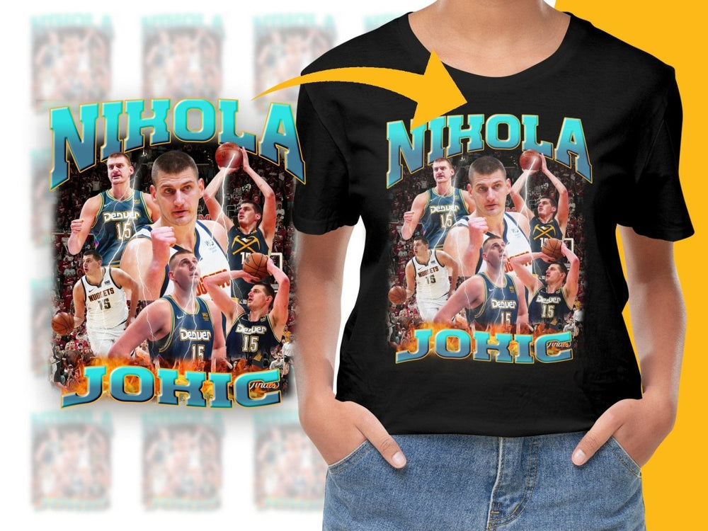 Nikola Jokic Highlights Basketball Legend Bootleg PNG File - Teepew